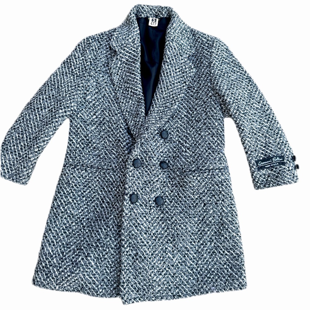 Vintage Girls 80s/90s Giovanni Bellini Tweed Coat Size 7